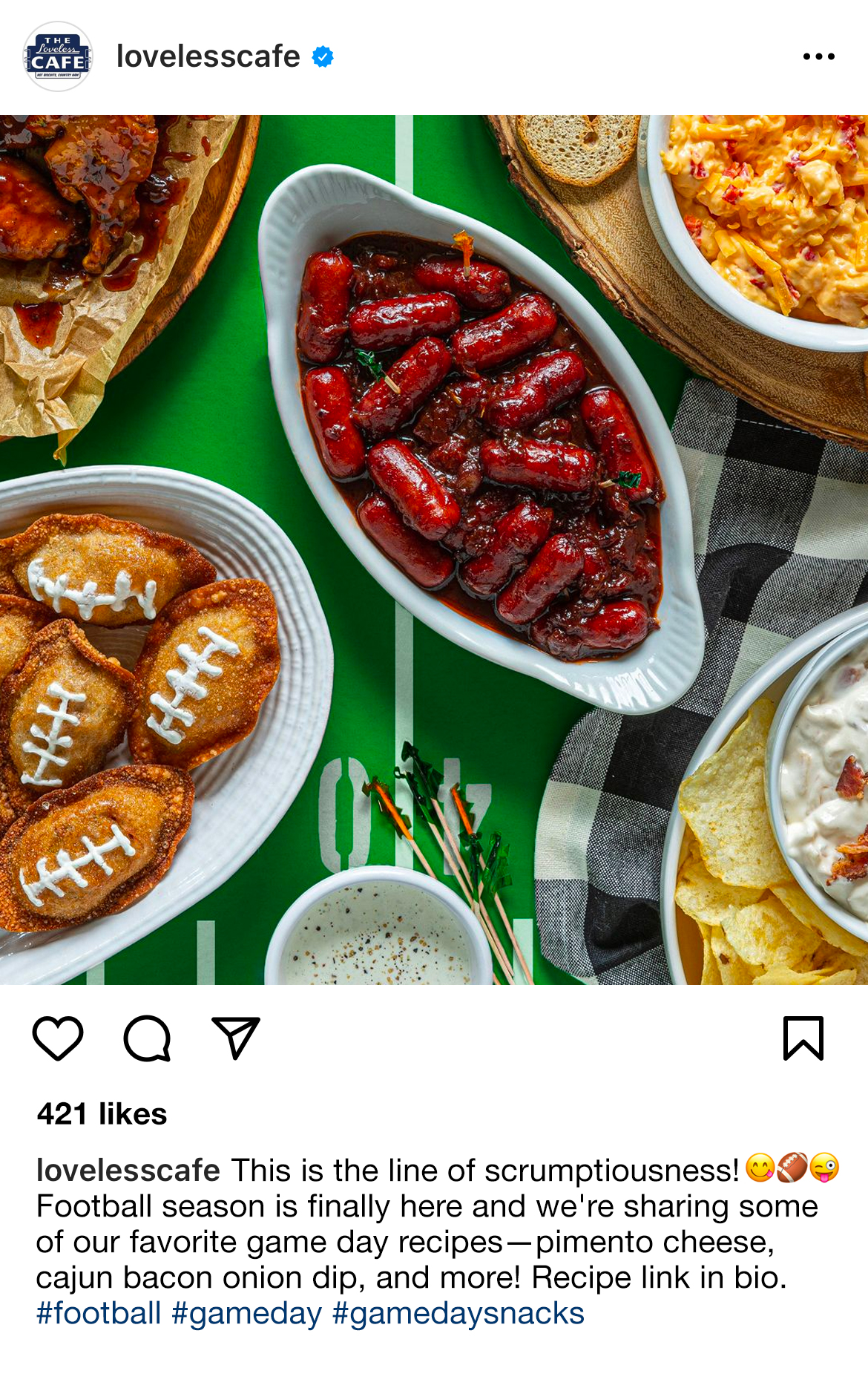 Social Media - Game Day Spread